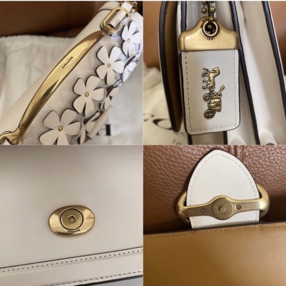 Riley Top Handle 22 With Floral Applique - NWT - Picture 13 of 16